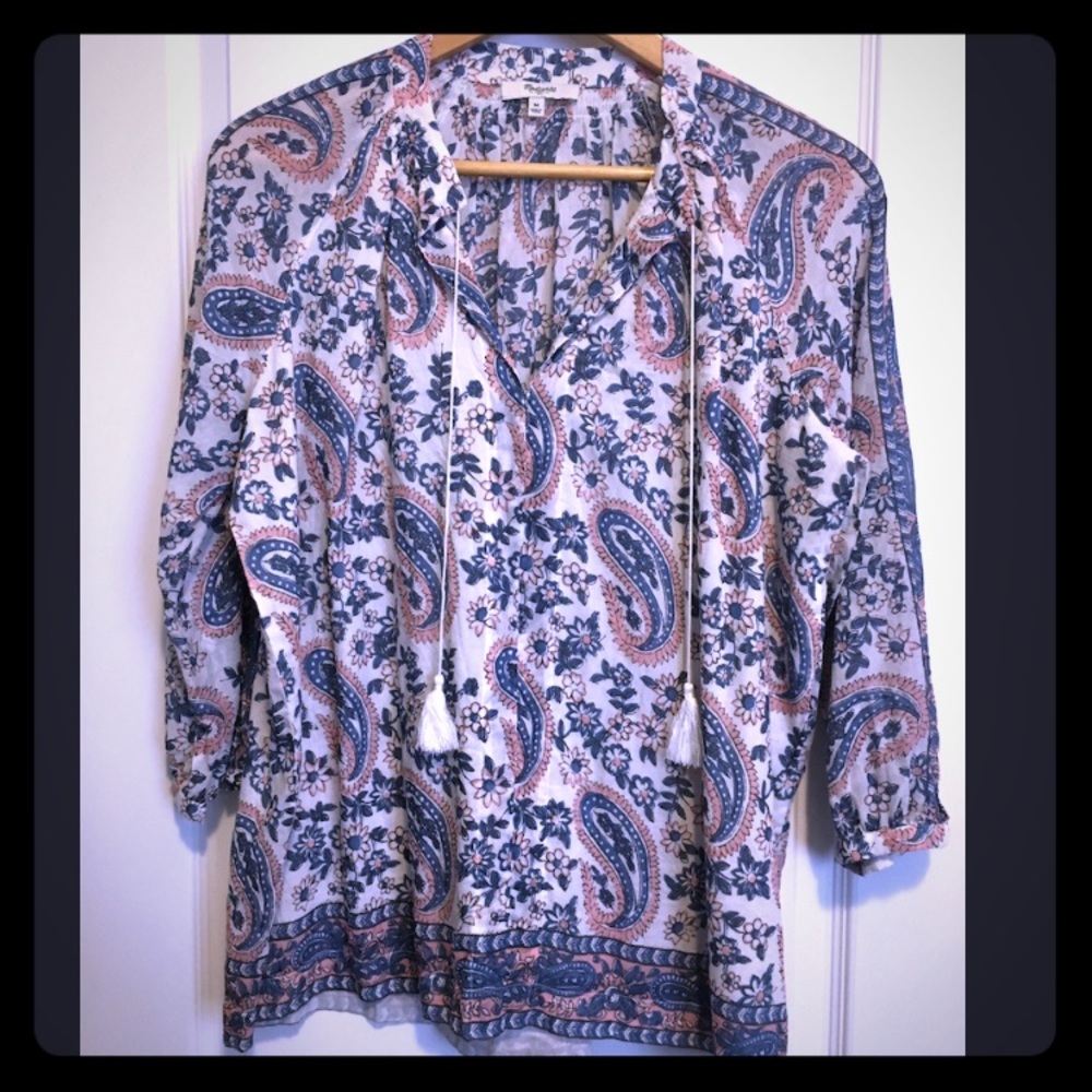 Madewell floral top